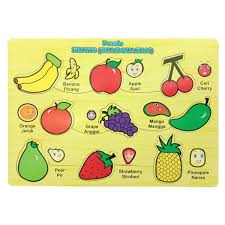 Puzzle Gambar Buah Ceri Stroberi Produk