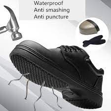 A wide variety of non slip kitchen shoes options are available to you, such as outsole material, upper material, and gender. Men S Work Safety Shoes Waterproof Leather Non Slip Kitchen Shoes Chef Cook Shoes Hotel Tooling Boots Plus Size Wish
