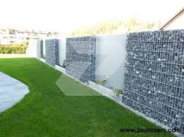 Gabionen Zaun Gabionenzaun Zaun Garten Gabionenzaun Gartenmauern