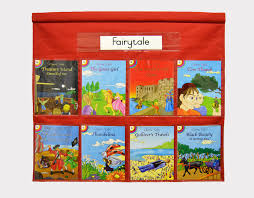 story book chart bag with 8 story books