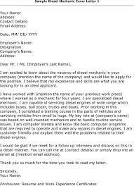 To help you get started, use this sample of a winning cover letter for an automotive technician: Diesel Mechanic Cover Letter Resumes Cover Letters Cover Letter For Resume Cover Letter Cover Letter Examples