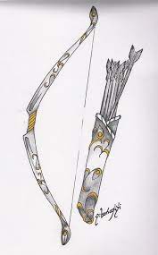 Materiales se necesita:3 + palitos (terminan por romperse)cientos de lápiz lápices de coloresun elásticoherramientas:sierra para metale. Arco Con Flechas