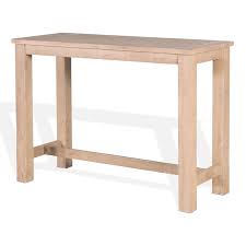 Tall industrial breakfast bar table slim kitchen dining room furniture vintage. Breakfast Bar Tables Austin Hart