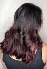 Silver strands tend to be more noticeable on dark hair because of the contrast between brown or black and silver, says hairstylist chase kusero, cofounder of igk salons and hair care. Your Plum Hair Color Guide 57 Posh Plum Hair Color Ideas Dye Tips