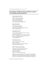 Yee loong engineering sdn bhd. Pdf The Adoption Of Pda For Future Healthcare System An Emerging Market Perspective