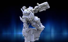 Artstation Tau Darkstrider Andrew Pavelko Miniature Art Artwork Lion Sculpture