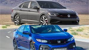2020 Vw Jetta Gli Vs 2019 Honda Civic Si Sedan Top Speed Vw Jetta Jetta Gli Honda Civic Si