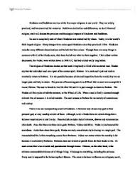 Compare And Contrast Essay On Buddhism Hinduism Mistyhamel