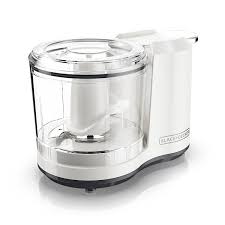 Black And Decker Mini Chopper Lid Black Decker Hc150w One Touch 1 5 Cup Capacity Electric Food Chopper With Improved Assembly Lid White M Black Decker Food Processor Recipes Electric Foods