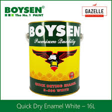 boysen quick dry enamel white 16l