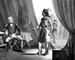 Image of Andrew Jackson signing the Indian Removal Act
