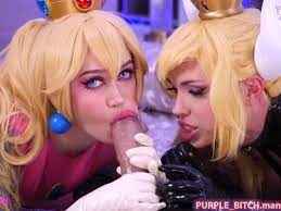 Bowsette and Princess Peach Stretches Their Asses on Big Dildo - Free Porn  Videos - YouPorn