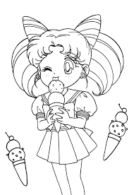 Image of anime horse coloring pages draw maximus from tangled chibi. Chibi Anime Girl Coloring Page Novocom Top