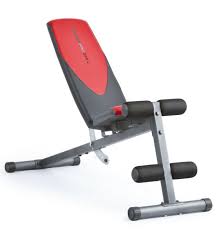 Weider Pro 225 L Adjustable Pro Gym Bench With Exercise Chart Weight Workout
