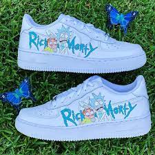 You guys have been asking for this one for a while, so here it is, with a 'rick and morty' twist. Tag A Rick And Morty Fan New Arrival Link In Bio Dripcreationz Nike Shoes Photo Nike Air Shoes Custom Converse Shoes