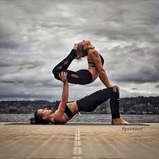 Missing This Bendy Mama It Was So Fun Getting To Visit Robinmartinyoga Yoga Spots In Real Life It Was S Couples Yoga Poses Partner Yoga Poses Couples Yoga