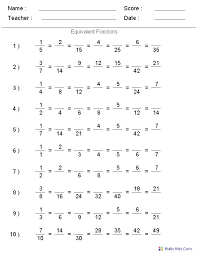 Fractions Worksheets Grade 7 Math Fractions Worksheets Fractions Worksheets Math Fractions