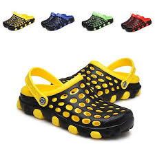 Unisex Breathable Garden Clogs Outdoor Walking Slippers Anti Slip Beach Shower Sandals Yellow Cs1809mrdel Shower Sandals Garden Clogs Mens Shoes Sale