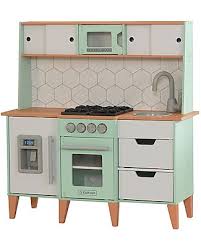 The kidkraft modern country kitchen is a stylish addition to their range of wooden play kitchens. Kidkraft