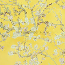 Carta da parati vinilica coll. Almond Blossom Yellow 17143 Carta Da Parati Van Gogh Ii Bn Wallcoverings