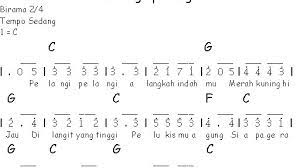 Not Angka Pianika Lagu Pelangi Pelangi - not lagu angka pianika