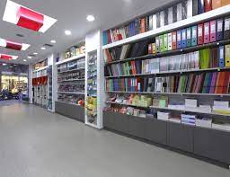 Cubical Stationery Shops Store Shelves Design Store Design Interior Stationery Store Design
