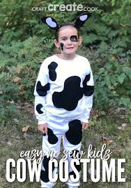 No Sew Kids Cow Costume Kids Cow Costume Cow Costume Diy Cow Costume
