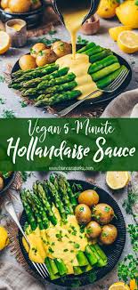 Vegan Hollandaise Sauce With Asparagus Bianca Zapatka Recipes Recipe In 2020 Vegan Asparagus Recipes Vegan Hollandaise Sauce Hollandaise Sauce