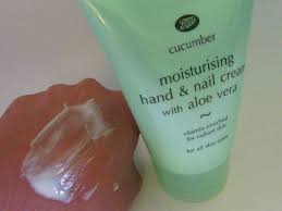 Boots Cucumber Moisturising Hand And Nail Cream With Aloe Vera Review Cream Nails Aloe Vera Vitamin Aloe Vera