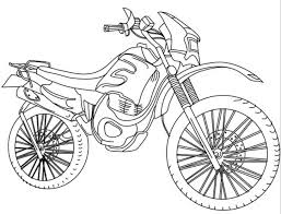 Dibujos De Motos Para Colorear