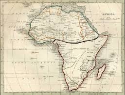 Sahara, (from arabic ṣaḥrāʾ, desert) largest desert in the world. Africa South North Cape Town Sahara Desert 1835 Bradford Map 1835 Map Raremapsandbooks