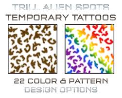 One of the best ways to let people know that you're down with captain kirk and mr. Trill Alien Spots Temporary Tattoo Sheets Star Trek Tng Ds9 Etsy