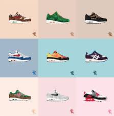 Caroll Lynn Sneakers Illutrations Dessin Chaussure Baskets Nike Sneakers