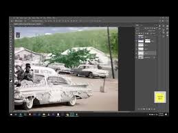 Black And White With Color Photoshop Fast Color Restoration Black White Pictures To Realistic Color In Pho In 2020 White Picture Photoshop Editing Black And White