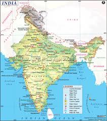 Indien wird in neunundzwanzig staaten in fünf zonen, jeweils mit einem zonen rat, sowie sieben unionsterritorien unterteilt. Physikalische Landkarte Von Indien Mit Den Staaten Indien Physische Karte Mit Staaten Sud Asien Asia