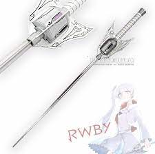 RWBY White Snow Weiss Schnee Silver Myrtenaster Rapier Sword | eBay