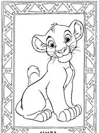 For some people, watercolor can be intimidating. Lion King Coloring Page Simba All Kids Network