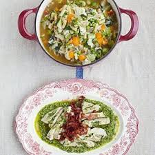 Season to taste with salt and pepper. Minestrone Poached Chicken Salsa Verde From Jamie S 15 Minute Meals By Jamie Oliver Jamie S 15 Minute Meals 15 Minute Meals Jamie Oliver 15 Minute Meals