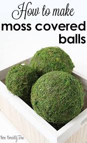 How To Make Moss Covered Balls Moss Moss Balls Crafts For Teens To Make