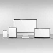 Different Devices Mockup Free Vector Freepik Freevector Mockup Business Computer Phone In 2020 Photo Collage Design Wireframe Design Mockup Design