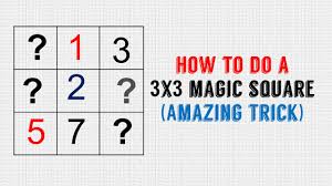 For unlimited solutions for the 3x3 grid which follows the rules set in the question you apply the method i used in my solution. Puzzle Time 5 Try This Puzzle On Magic Squares