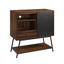 Sometimes they work, but not as well as before. Walker Edison Mid Century Modern Record Player Cabinet Dark Walnut Bbf30bonsbdw Best Buy