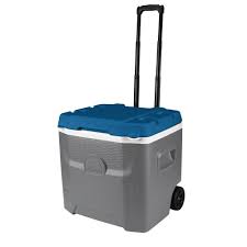 Igloo Quantum 52 Qt Gray Cooler With Wheels 34355 The Home Depot