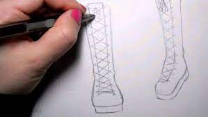 See more ideas about anime outfits, drawing clothes, art clothes. How To Draw Manga Shoes Sneakers For Beginners In Easy Simple å¦ä½ç«é Youtube