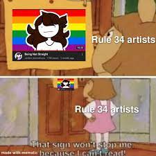 Rule 34 artists Being Not Straight Jaiden Animations views 1 month ago Rule  34 artists hhat sign wont - iFunny Brazil