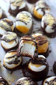Dark Chocolate Salted Caramel Dipped Marshmallows Baker By Nature Recipe Desserts Recipes With Marshmallows Dessert Recipes