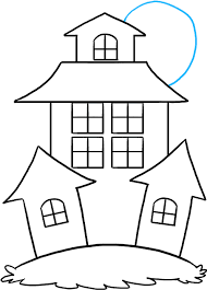 Would you like to learn to draw from scratch? Download Hd How To Draw Haunted House Drawing Transparent Png Image Nicepng Com