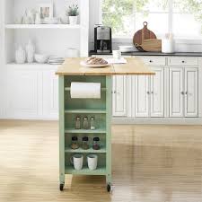 Crosley Furniture Savannah Wood Top