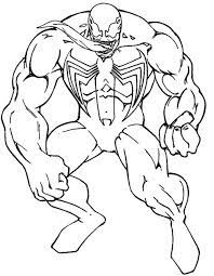 coloring page venom coloring home