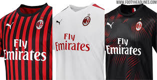 Everyone is a big fan of ac milan who plays dream league soccer and wants to customize the. Ac Milan 19 20 Home Away Third Kits Released Footy Headlines